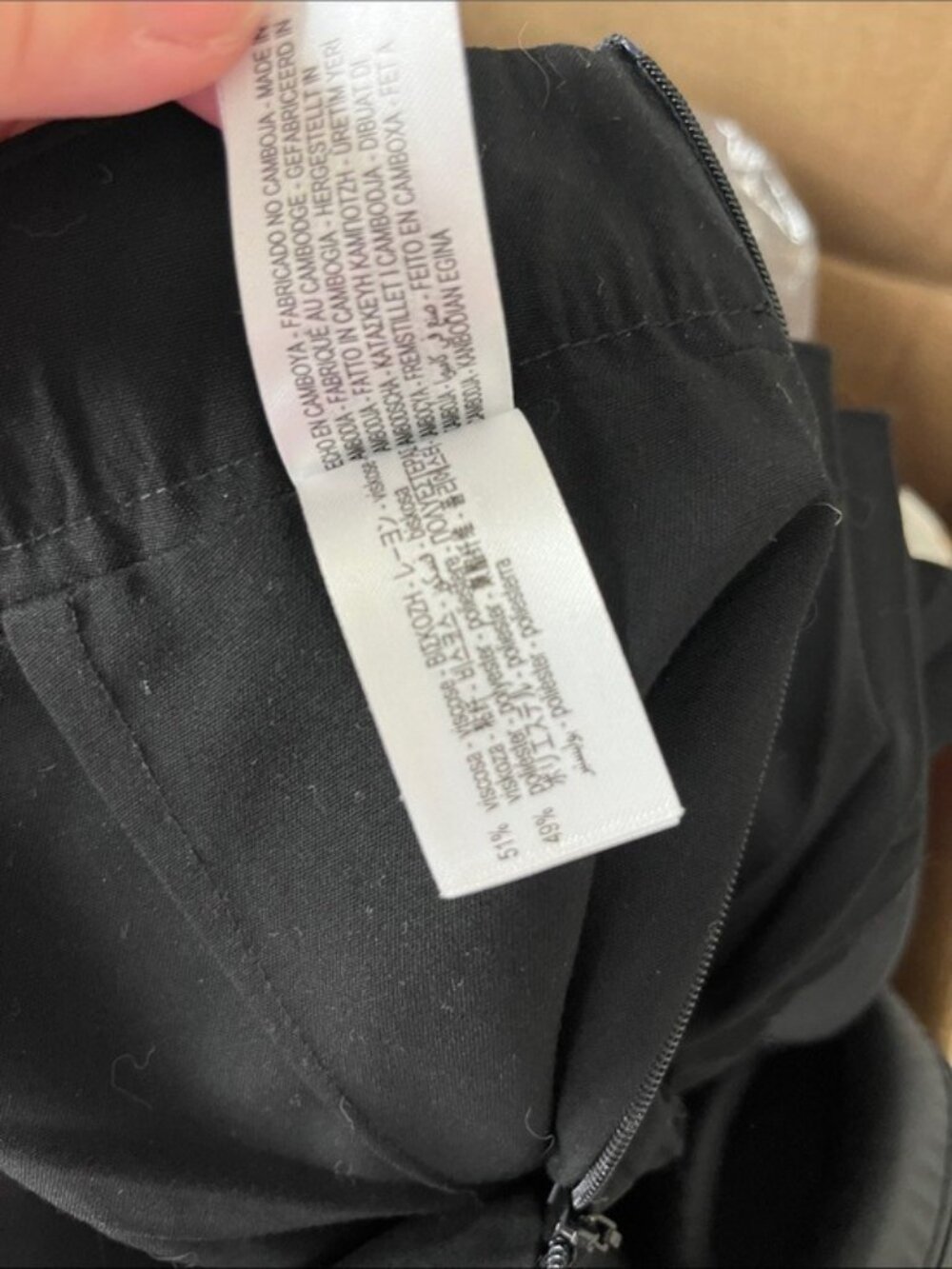 Zara Black Pleated Mini Skort Skirt - Picture 12 of 12